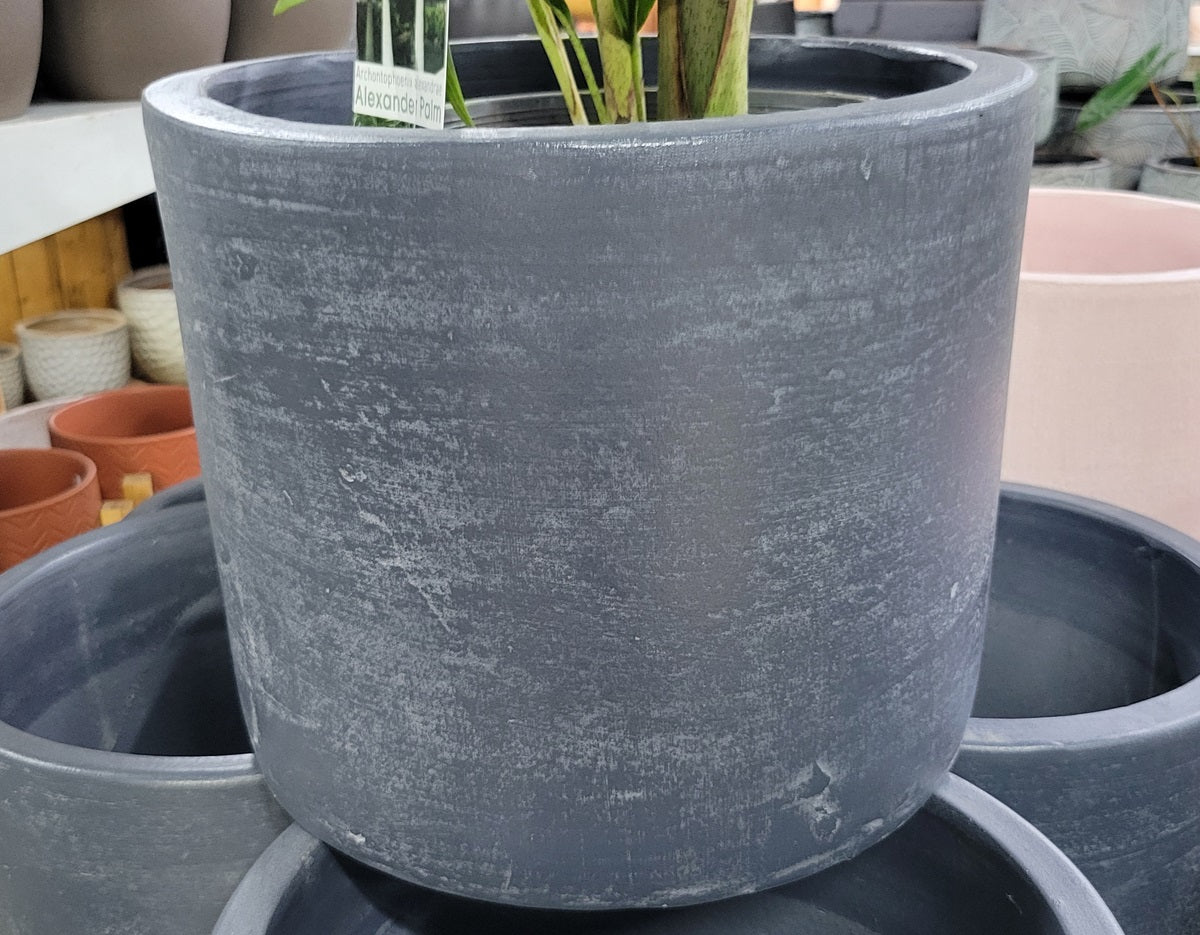 Bombora - Pastello Cylinder Pot - Charcoal