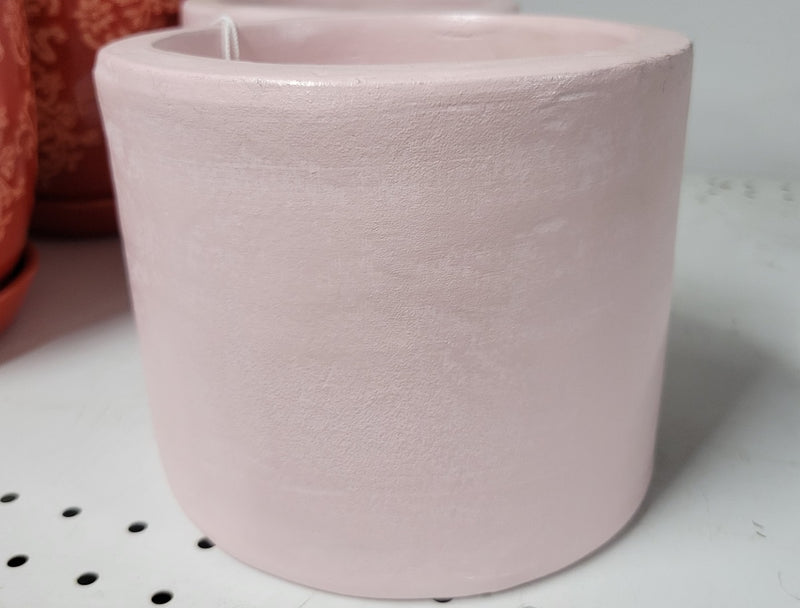 Pastello Cylinder Pot Pink