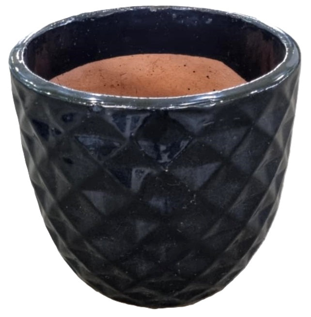 Alice Egg Pot Black