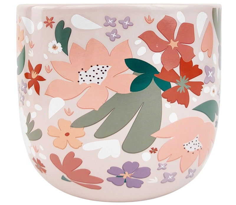 Mae Floral Planter Colourful