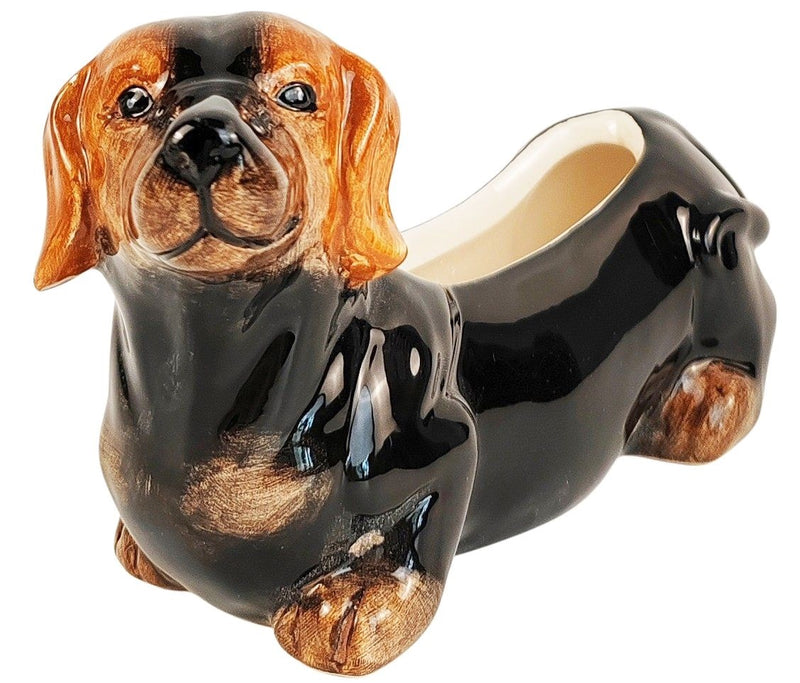 Dachshund Planter Brown