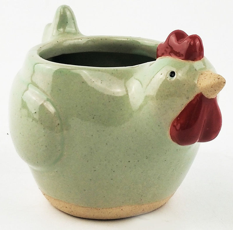 Chicken Planter Green