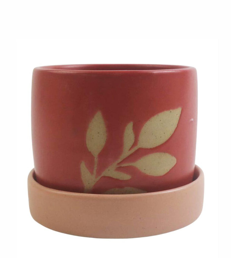 Shae Foliage Dish Bowl Beige Terracotta