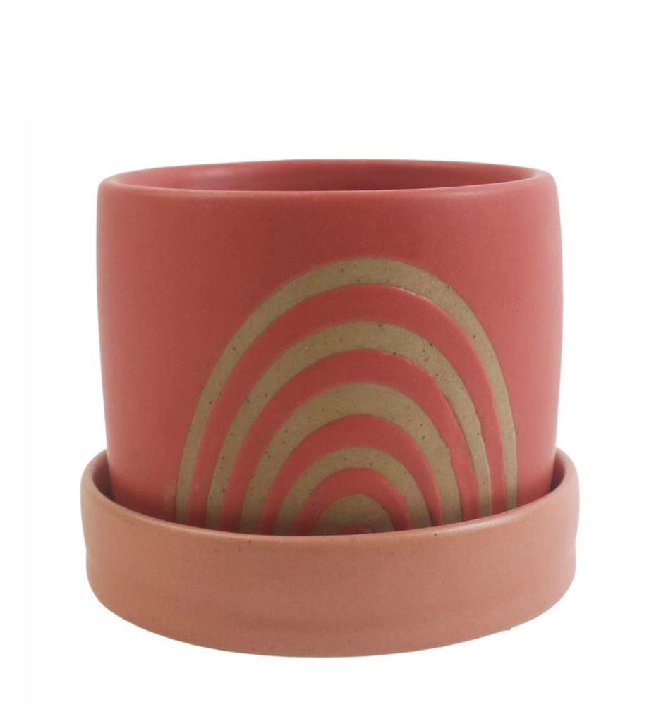 Shae Rainbow Dish Bowl Pink Peach