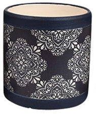 Aubrey Ceramic Pot Navy White