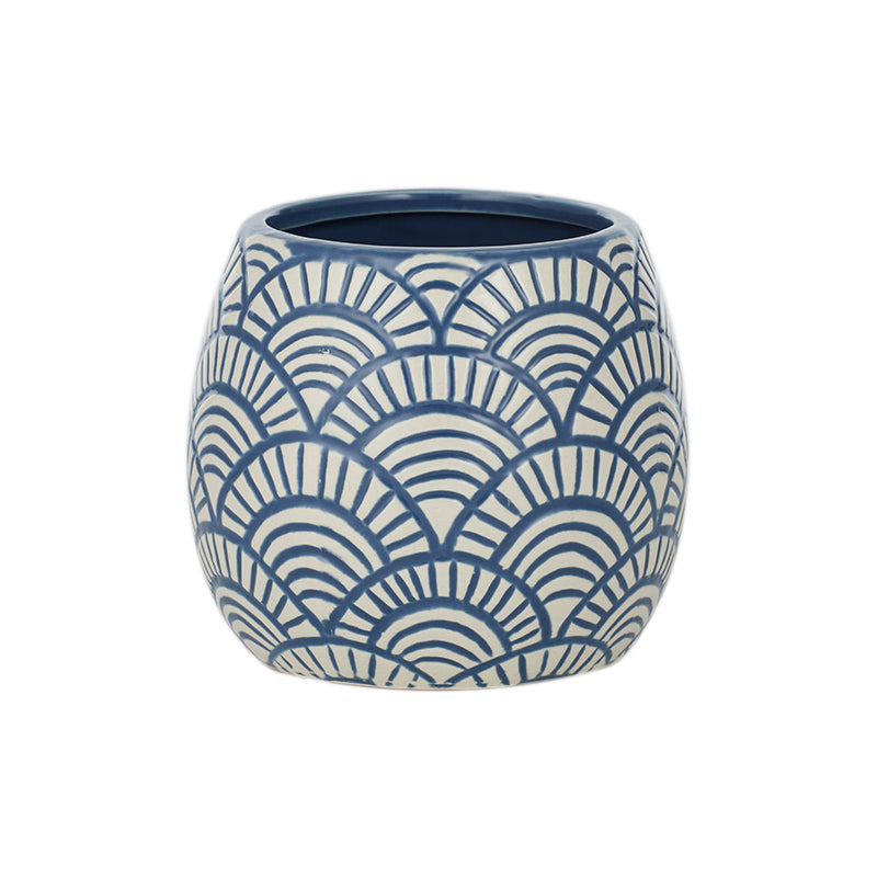 Scallop Ceramic Pot