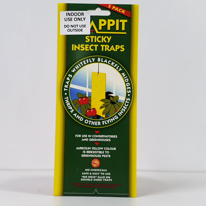 Trappit Sticky Insect Traps 5-Pack