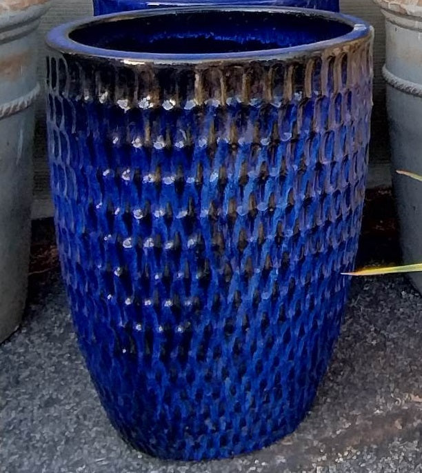 Ripple Dark Blue Pot