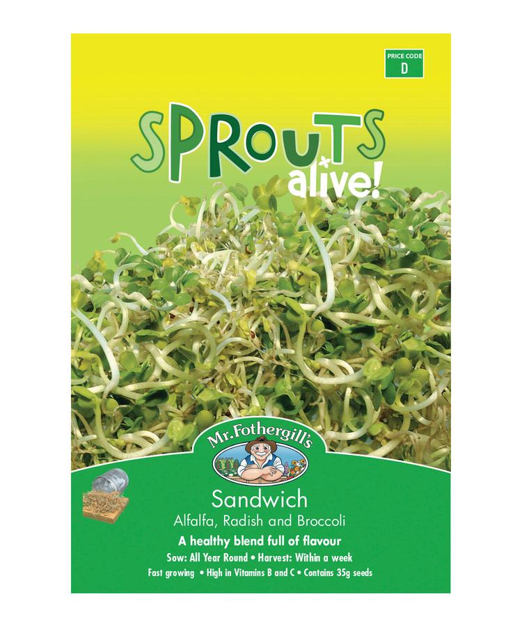 Seeds D Sprouts Alive Sandwich