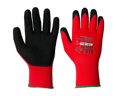 Red Back Gloves Large