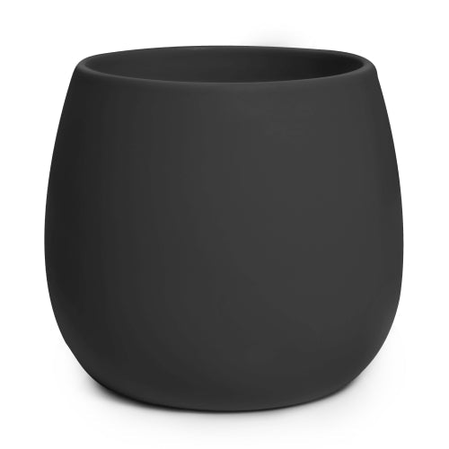 Egg Cover Pot Matt Black