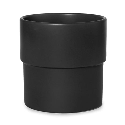 Tor Cover Pot Black