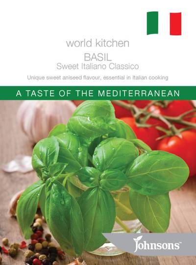 Seeds B World Kitchen Basil Sweet Italiano Classico