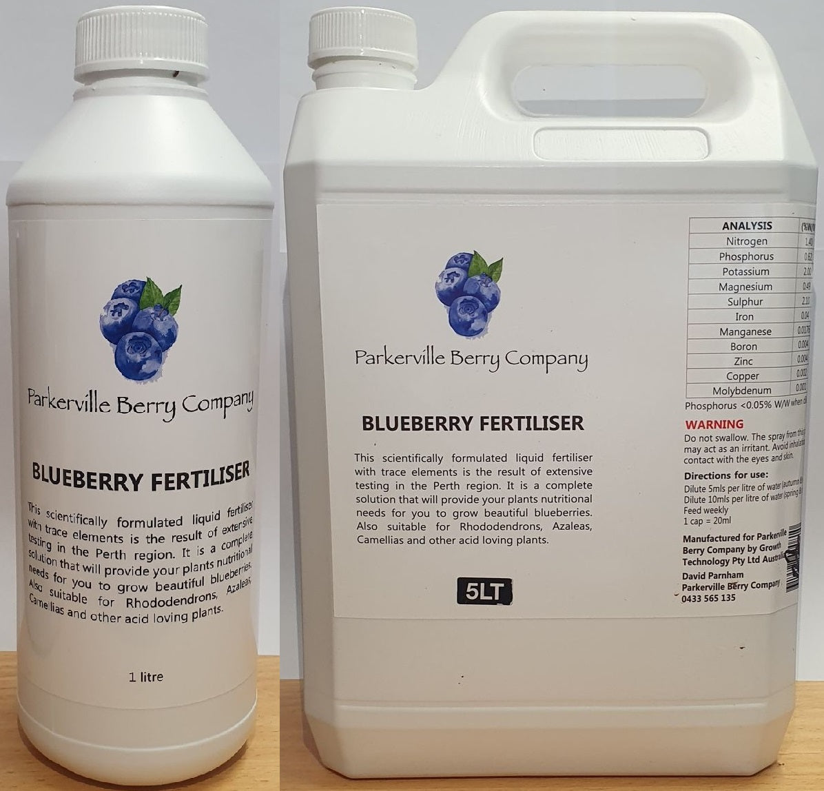 Blueberry Liquid Fertiliser