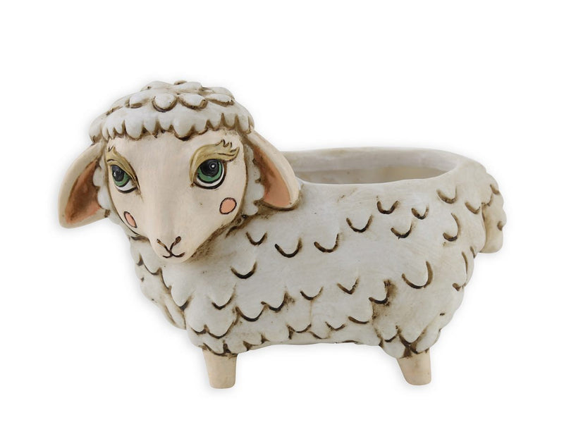 Baby White Sheep Planter