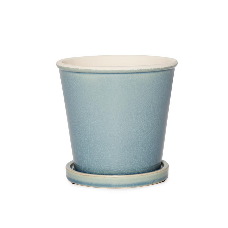 Kaba Pot With Saucer Blue