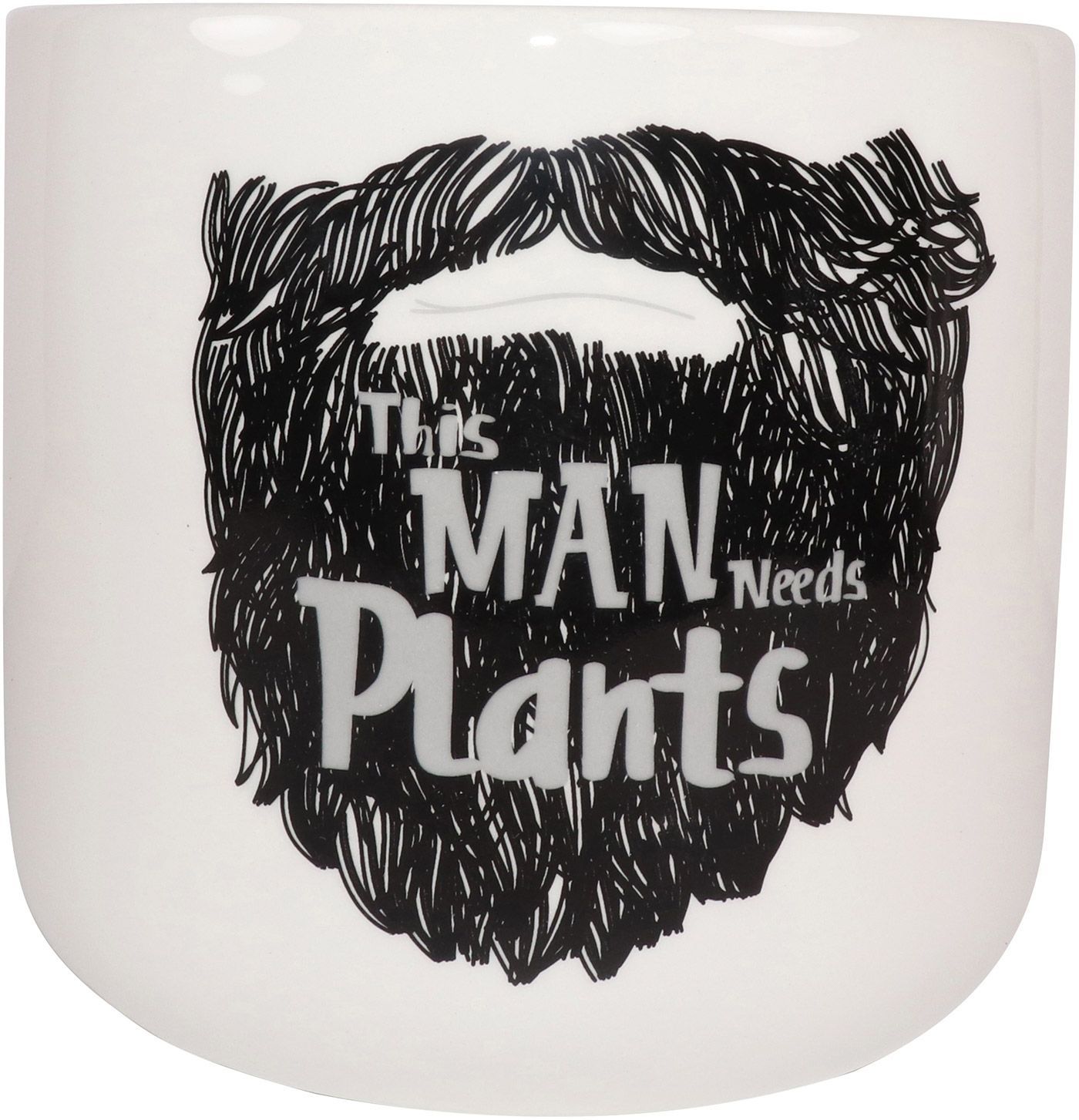 This Man Planter Black