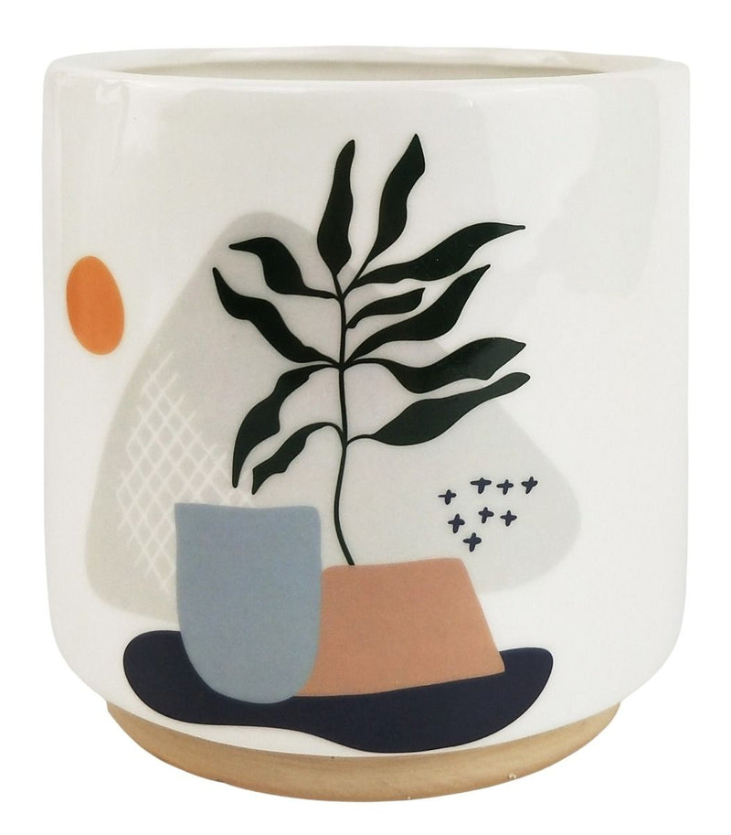 Octavia Abstract Planter Multicolour