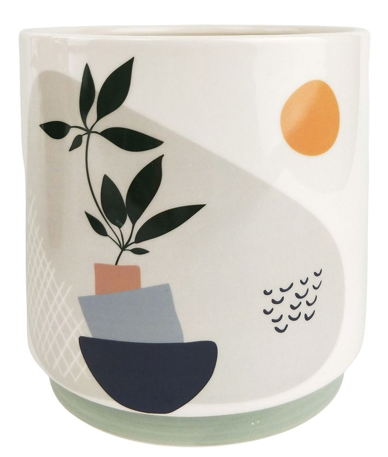 Octavia Abstract Planter Multicolour